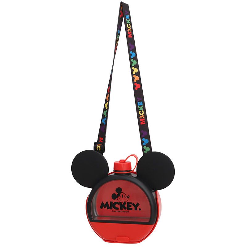 Mickey 2-in-1 Pet Water & Food Bottle – 14oz Travel Cup with Strap