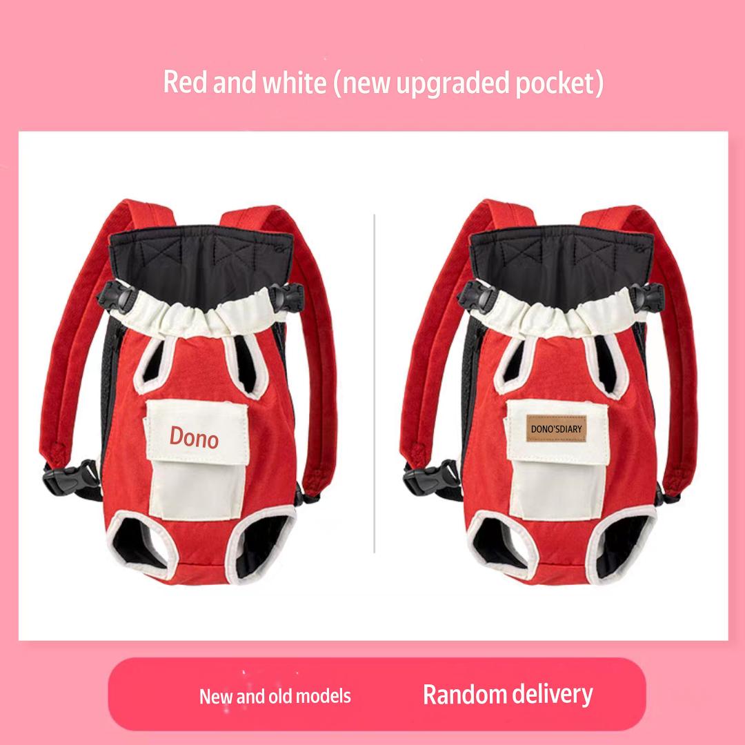 Upgraded Pet Front Carrier Backpack – Hands-Free Travel Pocket for Small Cats & Dogs