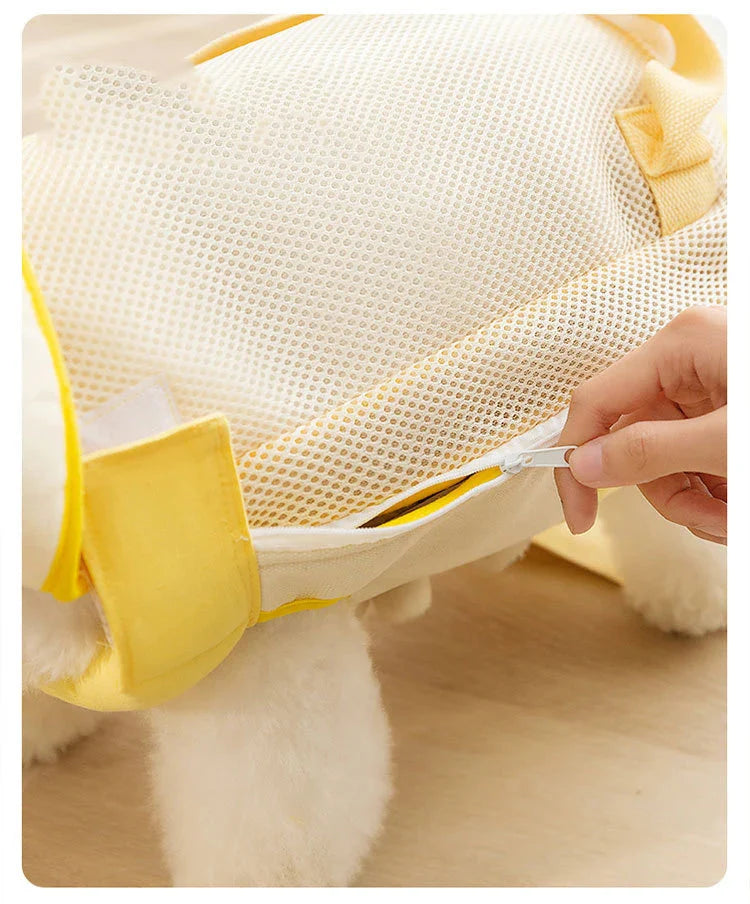 Front & Back Pet Travel Carrier Backpack – Hands-Free Dog or Cat Bag for Small Pets