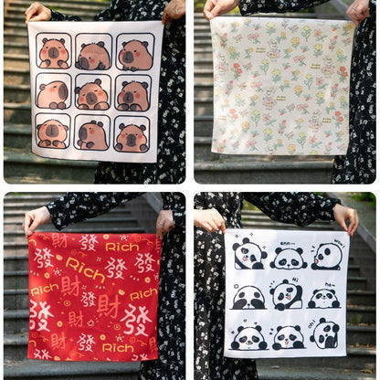 Cute Pet Grooming Wrap Cloth – Multi-Functional Velcro Cat Wrap & Travel Cosmetic Organizer