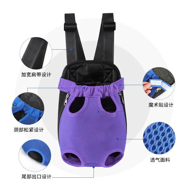 Pet Cat Travel Backpack Carrier – Breathable, Secure & Hands-Free Design for Vet Trips, Hiking & Travel