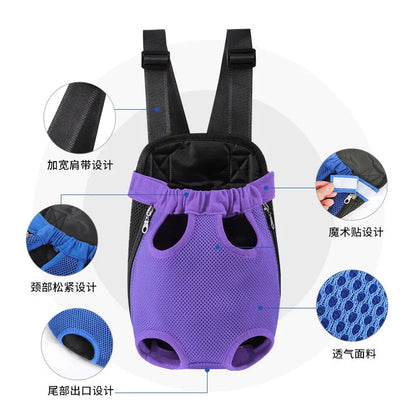 Pet Cat Travel Backpack Carrier – Breathable, Secure & Hands-Free Design for Vet Trips, Hiking & Travel